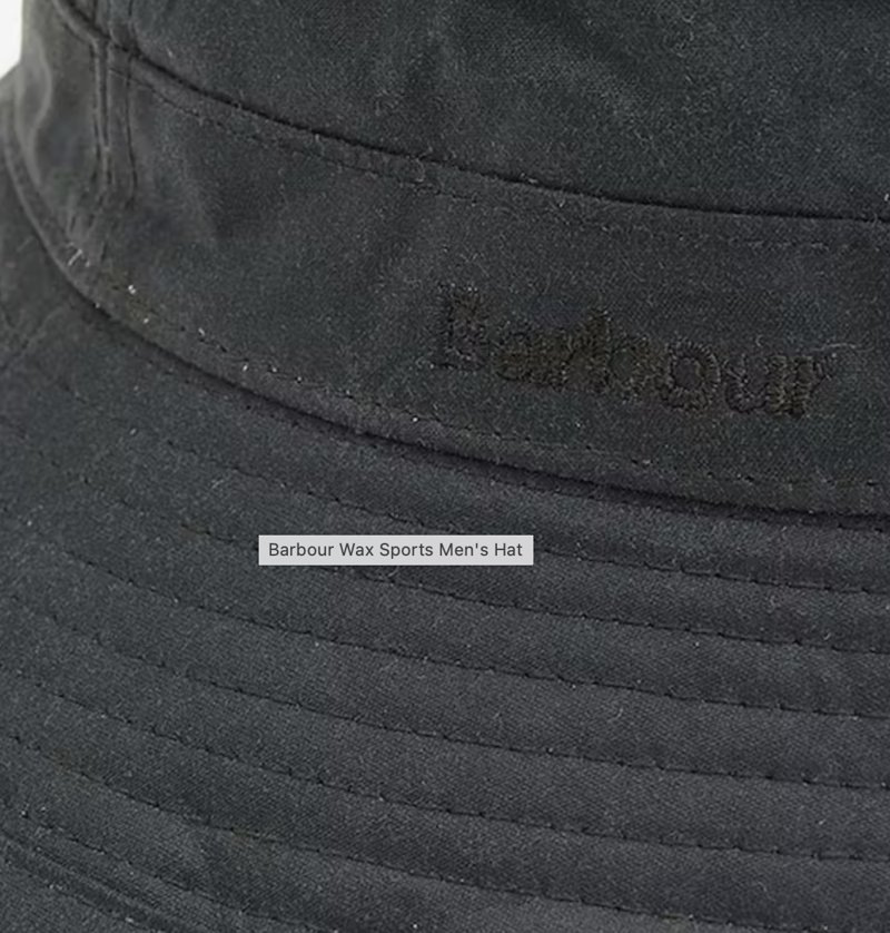 Barbour Wax Sports Hat Sage-3